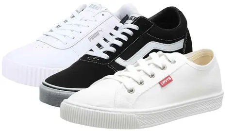 Las zapatillas Levi&acute;s, puma y Vans entre las destacadas de julio 2022 en Amazon