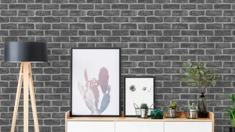 Papel pintado de ladrillo de Leroy Merlin