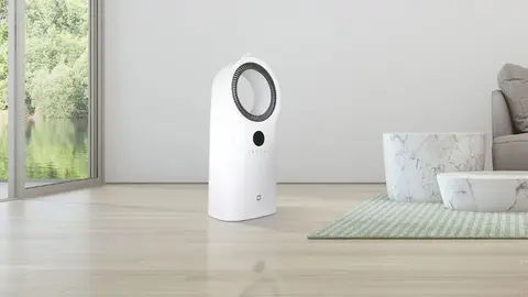 El climatizador que funciona con agua y hielo de Leroy Merlin (300 m&sup3;/h): elegante y bonito