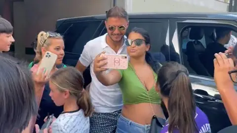 Joaqu&iacute;n a la salida entrenamiento del Real Betis