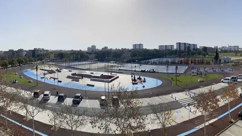 Complejo deportivo de Chap&iacute;n