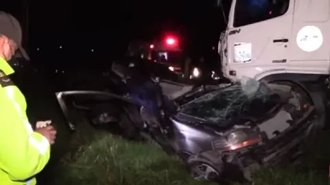 Muere un joven tras el choque entre un turismo y un cami&oacute;n en Pulp&iacute; (Almer&iacute;a)