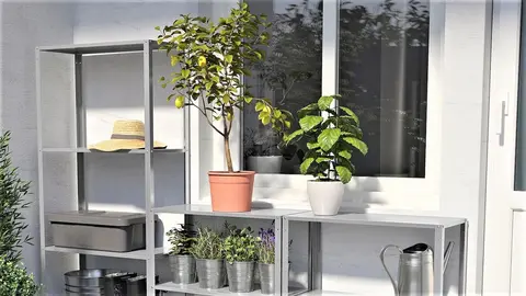 Esta es la estanter&iacute;a de Ikea que te sirve para la terraza, la cocina o el ba&ntilde;o: no se da&ntilde;a con el agua