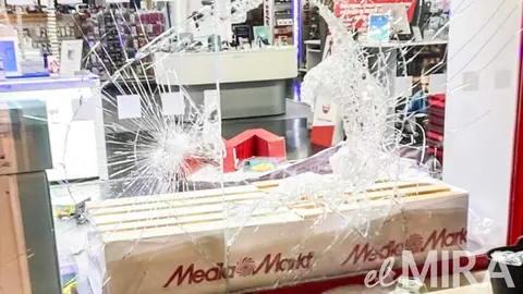 Robo en Media Markt en Jerez