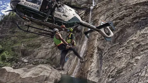 El drama de 4 monta&ntilde;eros cuando descend&iacute;an del r&iacute;o Verde (Granada)