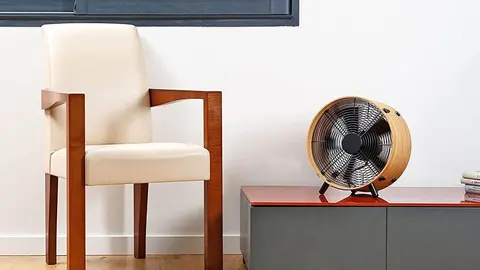 No te creo Amazon: este ventilador de madera me tiene enamorado (qu&eacute; pasada)