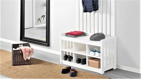 Adi&oacute;s a los zapatos tirados en el suelo: Ikea fusiona el mueble ideal para la entrada de casa