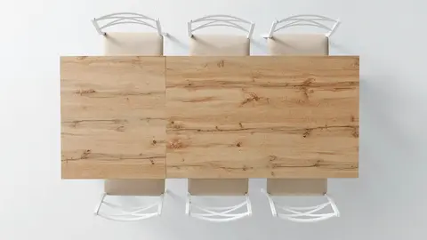 Vuelve el estilo a la cocina con una mesa de Leroy Merlin elegante y moderna