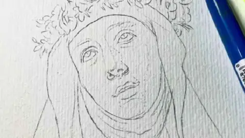 Pintura de Pol Tattoo con bol&iacute;grafos BIC