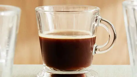 Taza de vidrio transparente para Espresso