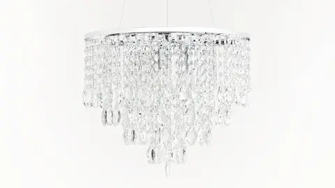 Vuelven las l&aacute;mparas de techo de l&aacute;grimas de cristal a estar de moda en El Corte Ingl&eacute;s