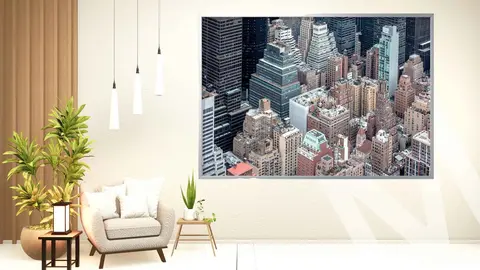 Los 3 cuadros gigantes de 2 metros que Ikea dise&ntilde;a para el sal&oacute;n: NY y el mundo