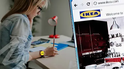 Escritorio elegante y moderno de Lidl