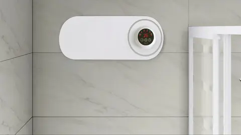 Este calefactor de Leroy Merlin te mantiene caliente al salir de la ducha