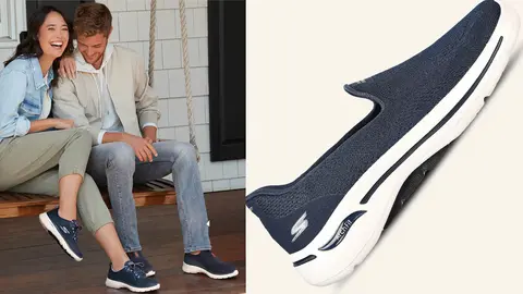 Las Skechers sin cordones m&aacute;s c&oacute;modas para andar: parece que vas flotando