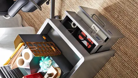 Esta cajonera de Ikea cabe debajo de cualquier mesa: orden y cierre inteligente de seguridad