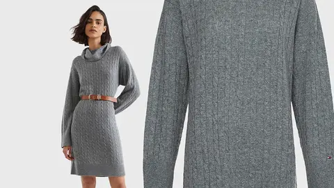 A este vestido de Tommy Hilfiger en El Corte Ingl&eacute;s le ponen una correa y te queda ideal