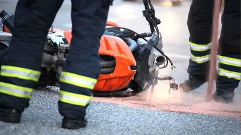 Accidente de moto | Archivo