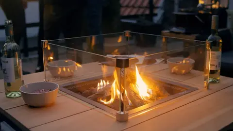 Esta estufa de Leroy Merlin es para disfrutar en oto&ntilde;o