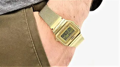 El reloj m&aacute;s vendido como regalo en Amazon es de Casio: su acero parece oro