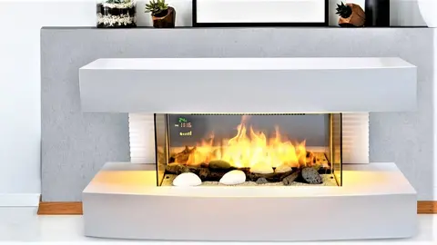 Adi&oacute;s estufas: Leroy Merlin logra la imitaci&oacute;n perfecta de una chimenea de pared para el sal&oacute;n