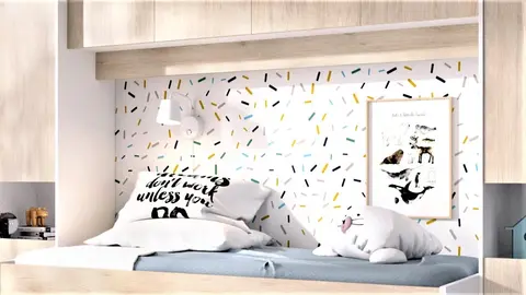 El mueble m&aacute;s revolucionario de Leroy Merl&iacute;n para los ni&ntilde;os: Cama en suelo y armario en el techo