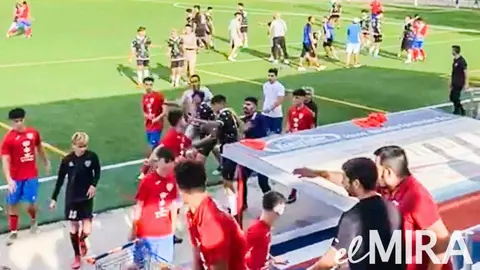 Batalla campal entre el Trebujena CF y el Flamenco CF