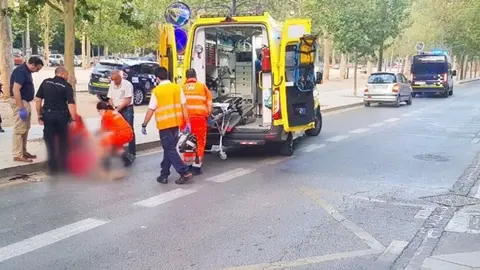 As&iacute; atropella a un anciano y se da a la fuga en pleno centro de Granada