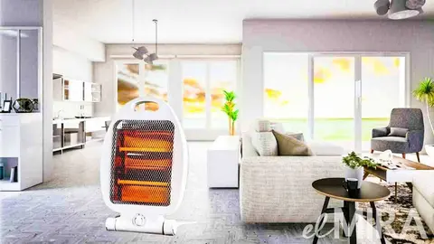 Bye al fr&iacute;o con esta estufa de bajo consumo de Amazon: 2 niveles de calentamiento