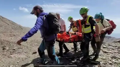 Esta es la terrible historia de un monta&ntilde;ero accidentado en Sierra Nevada