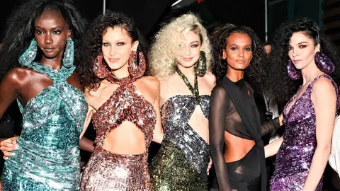 Tom Ford redefine el vestido de fiesta: As&iacute; arrasan Bella y Gigi Hadid en Nueva York