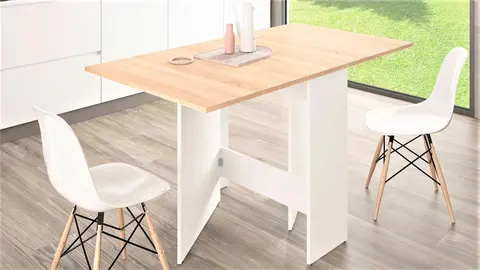 La mesa de Leroy Merlin para cocinas enanas que no tiene Ikea: Se pliega como origami