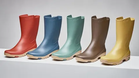 Botas de agua Inverness de PVC de la firma Solognac en Decathlon