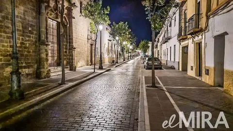 Calle Taxdirt minutos despu&eacute;s de la agresi&oacute;n