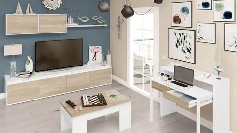 Alerta en precios: el mueble para televisi&oacute;n m&aacute;s barato de Leroy Merl&iacute;n de 2 metros