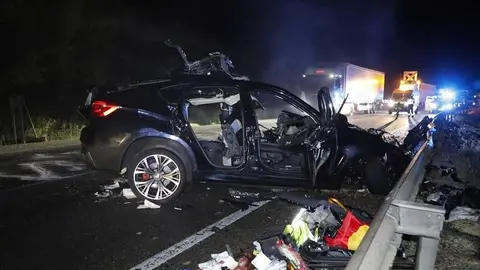 2 muertos y 2 heridos tras una colisi&oacute;n en la AP-4 en Sevilla