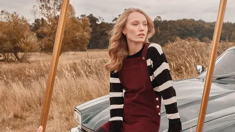Lidl pone su cat&aacute;logo en modo Zara: este vestido c&oacute;modo para llevar con jersey est&aacute; arrasando