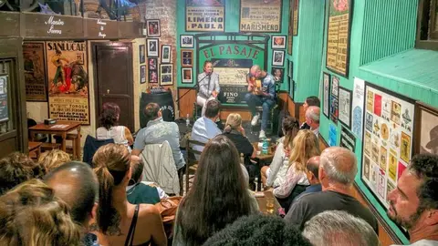 Actuaci&oacute;n Flamenca en El Pasaje