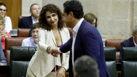 Juanma Moreno a Mar&iacute;a Jes&uacute;s Montero. Que dejen en paz a Andaluc&iacute;a