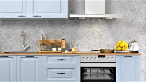 El celeste es el rey de la cocina: Leroy Merlin e Ikea compiten con los muebles m&aacute;s elegantes