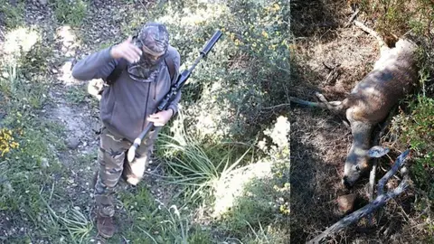 Este es el m&eacute;todo empleado para cazar ilegalmente en la Sierra de C&aacute;diz