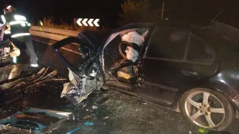 Chocan 3 coches a la altura de Sorbas en Almer&iacute;a. Terribles consecuencias