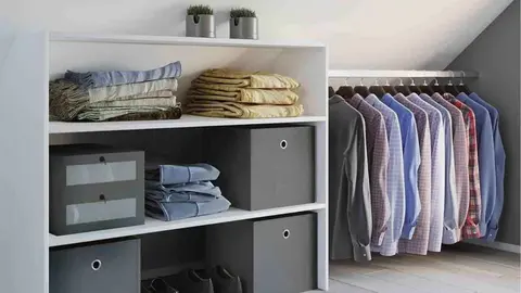 Estanter&iacute;a de techo con perchera VCM en Lidl