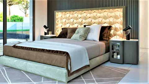 El mueble dorado para tu cama de Leroy Merlin de lo m&aacute;s llamativo de la temporada