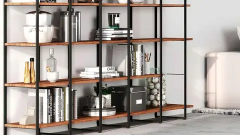 Kit de estanter&iacute;a de acero y cuatro baldas de Leroy Merlin