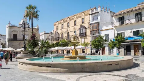 Plaza del Cabildo en Sanl&uacute;car de Barrameda