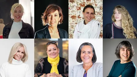 Top Women Leaders Madrid 2022 | De izq a der: Maria Luisa Gutierrez, Mercedes Gamero, Bego&ntilde;a Fraire, Veva de Sousa, Mar&iacute;a de la Pe&ntilde;a, Yeidy Ram&iacute;rez, Gricell Garrido y Lupe Hurtado