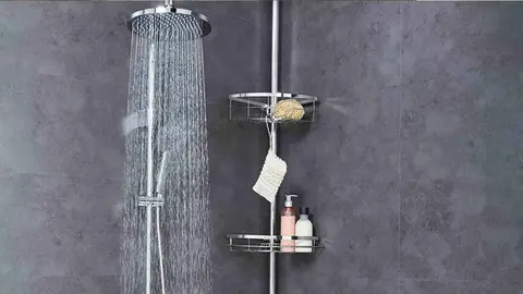 Estanter&iacute;a esquinera para ba&ntilde;o telesc&oacute;pica de Lidl