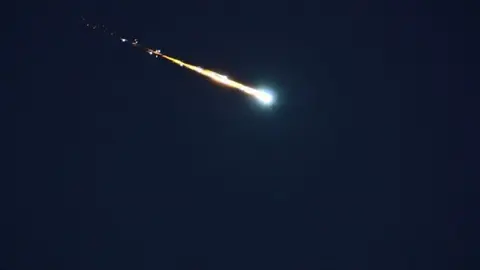 Este es el espectacular meteorito que ha cruzado el cielo de C&aacute;diz. Un fen&oacute;meno asombroso