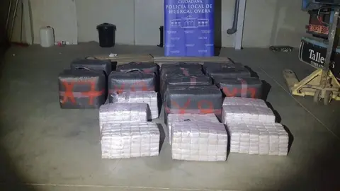 Otro duro golpe al narcotr&aacute;fico en Almer&iacute;a. Intervienen 490 kilos de hach&iacute;s en Hu&eacute;rcal-Overa